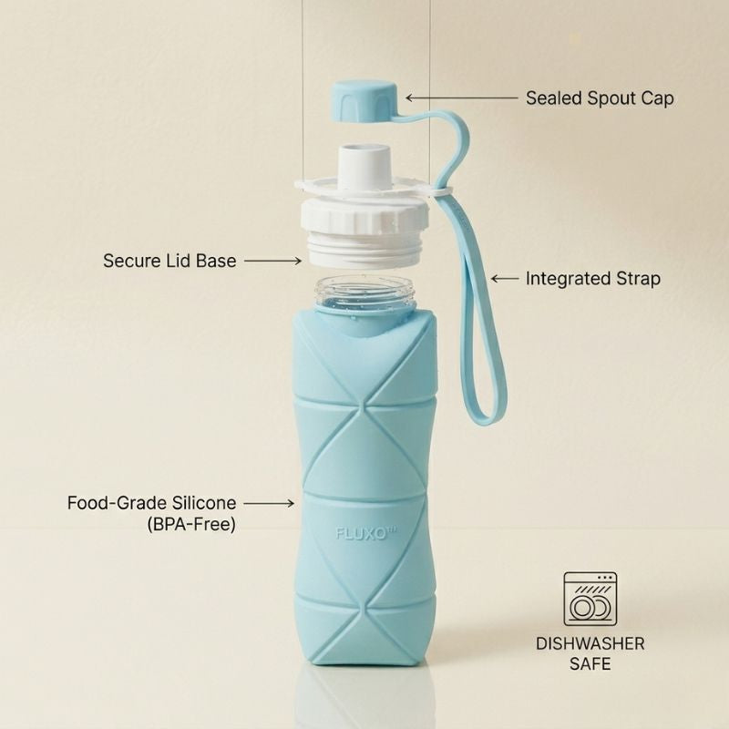 FLUXO™ Collapsible Silicone Water Bottle