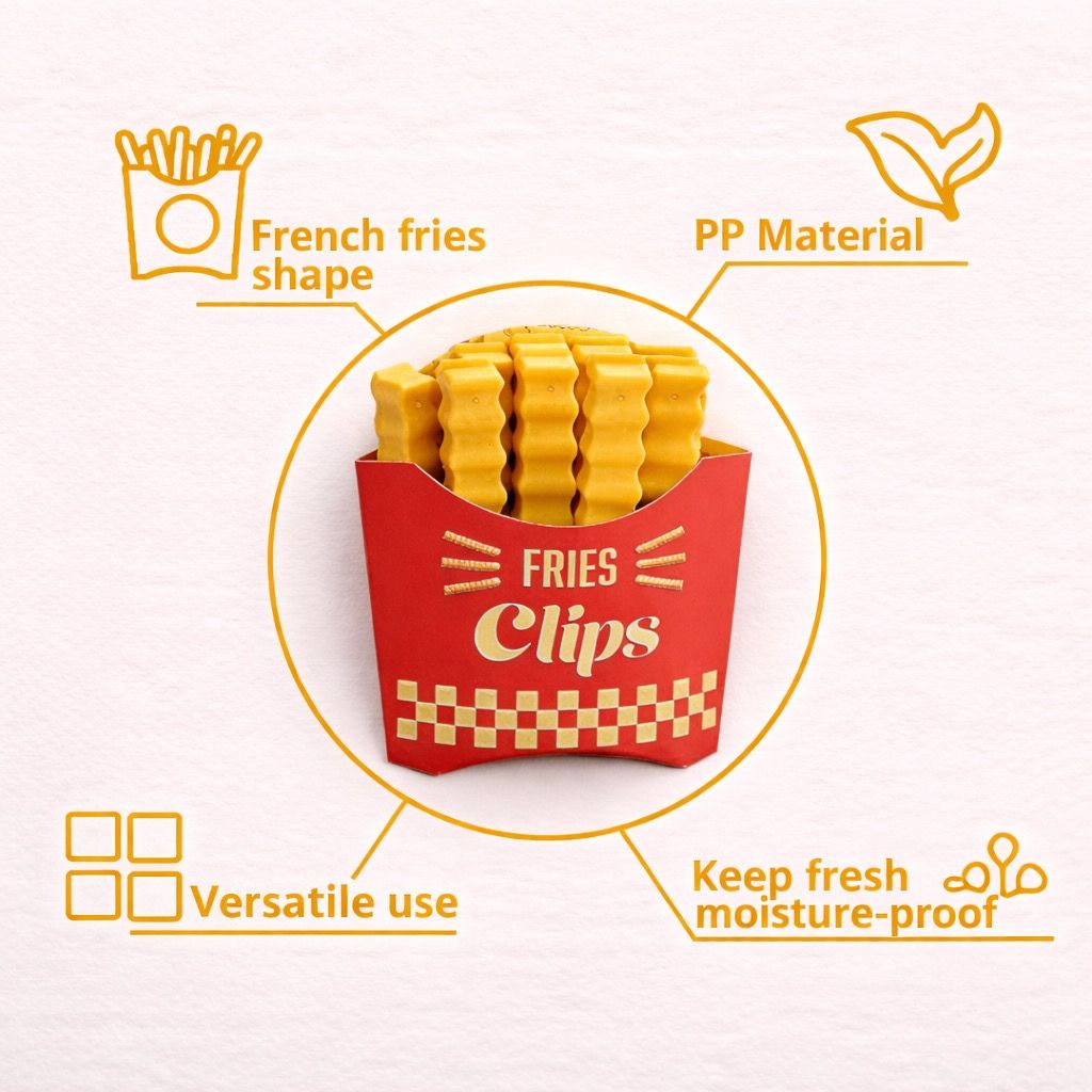 FryClip™ Magnetic Packet Sealing Clip Set