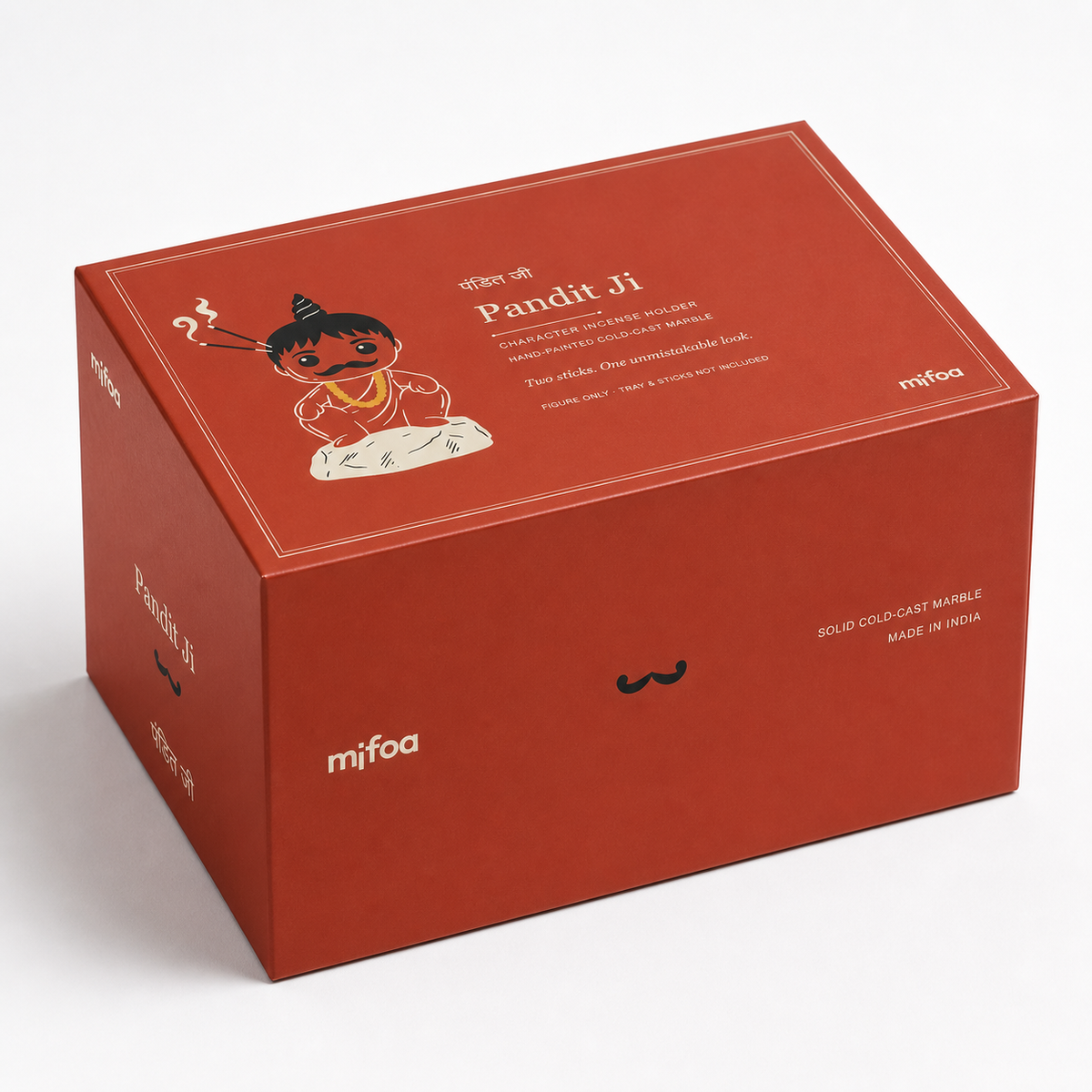 Pandit 2.0 Character Incense Holder