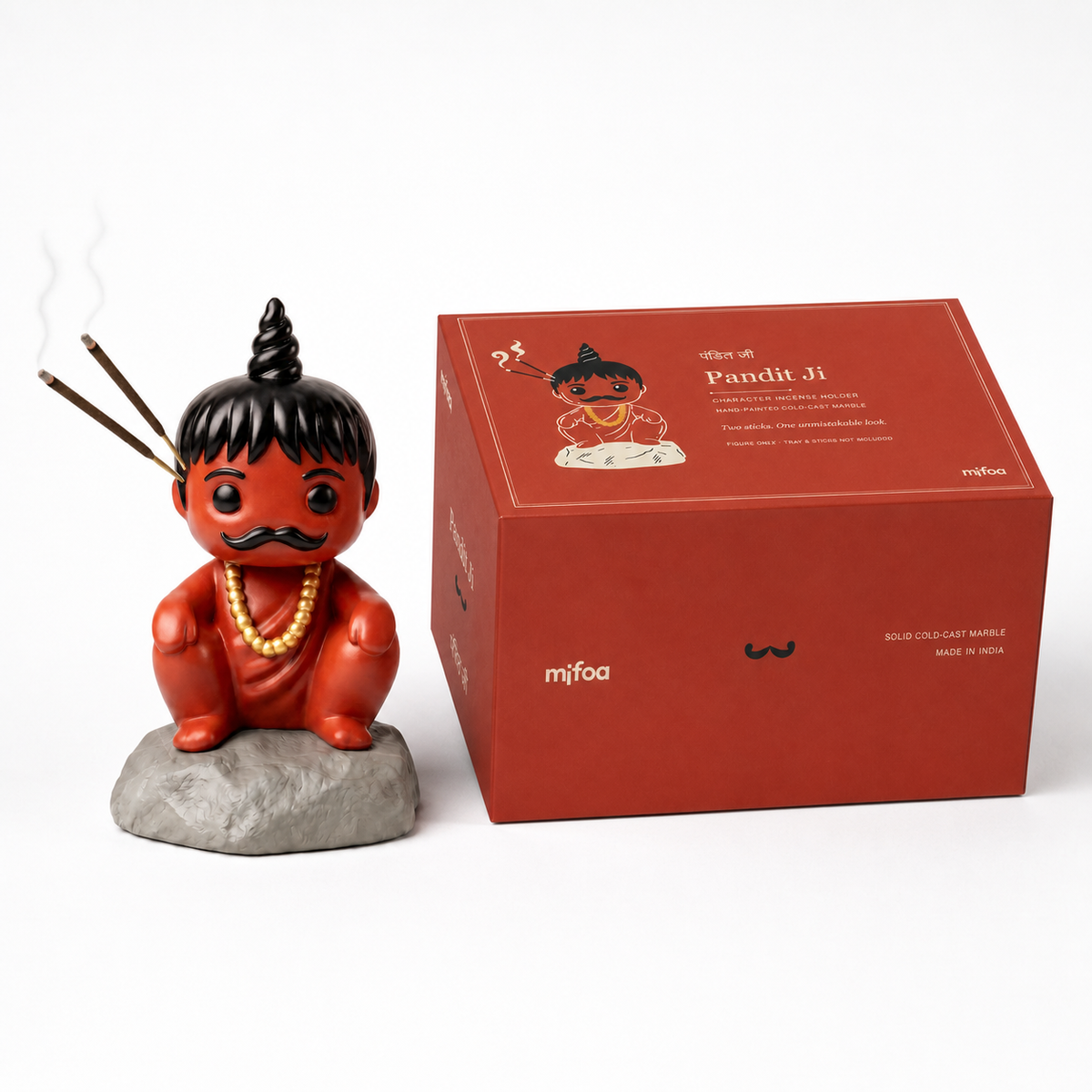 Pandit 2.0 Character Incense Holder