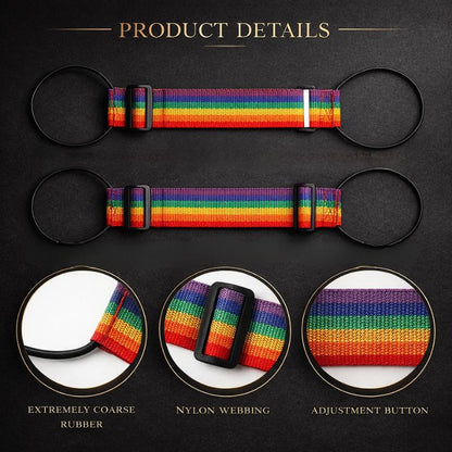 Strapo™ | Adjustable Rainbow Luggage Strap