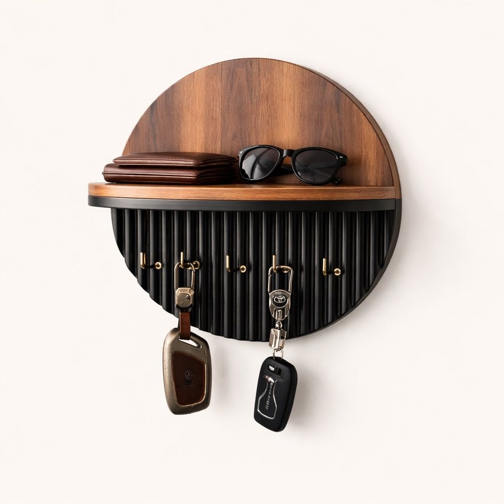 HAVEN™ Wall Key Holder & Entryway Shelf
