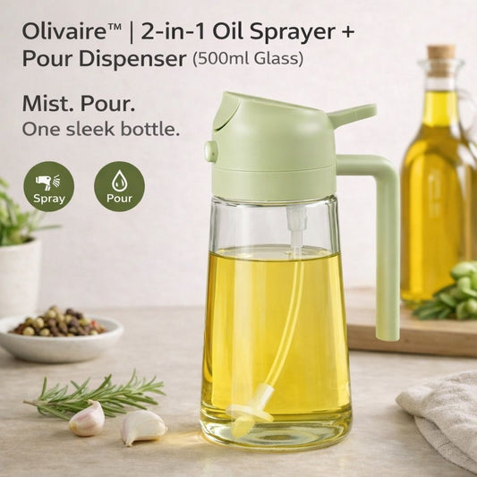 Olivaire™ 2-in-1 Oil Sprayer + Pour Dispenser