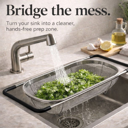 SinkBridge™ Expandable Over-Sink Colander