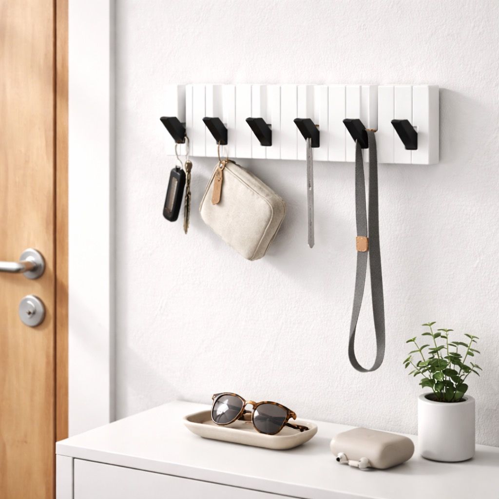 FlipKeys™ Piano-Key Wall Hook