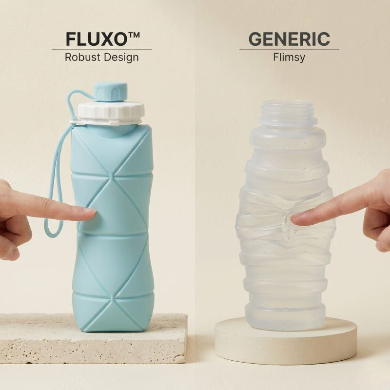 FLUXO™ Collapsible Silicone Water Bottle