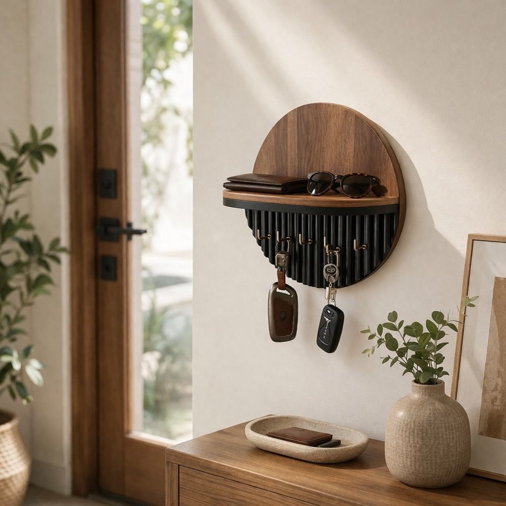 HAVEN™ Wall Key Holder & Entryway Shelf