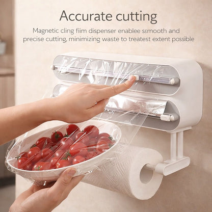 WrapStation™ 3-in-1 Kitchen Roll Organizer