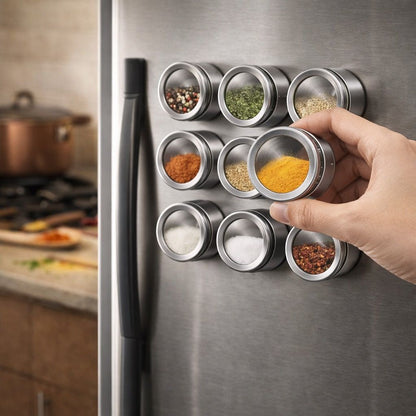 SPYCE™ Magnetic Spice Jar Set