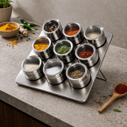 SPYCE™ Magnetic Spice Jar Set
