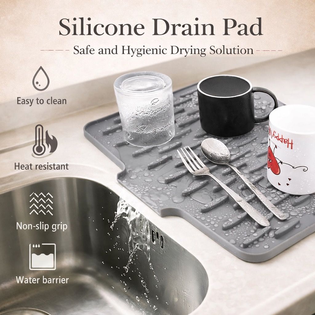 DRIPX™ Silicone Dish Drying Mat