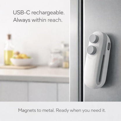 Reseal™ Magnetic Packet Resealer + Cutter