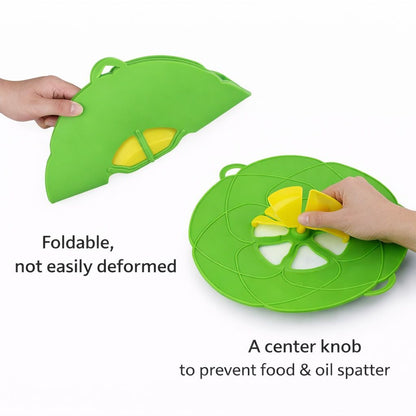 SpillGuard™ Silicone Boil-Over & Splatter Control Lid