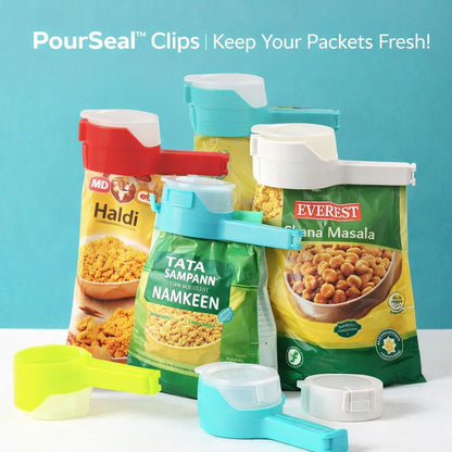 PourSeal™ Seal + Pour Packet Clips