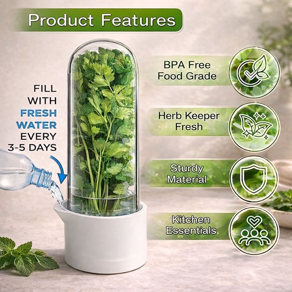 HERBA™ Fridge Herb Keeper Pod