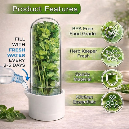 HERBA™ Fridge Herb Keeper Pod