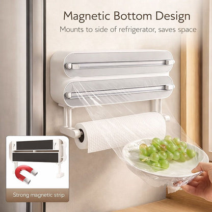 WrapStation™ 3-in-1 Kitchen Roll Organizer