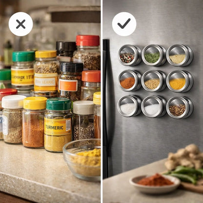 SPYCE™ Magnetic Spice Jar Set