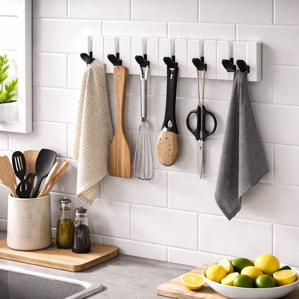 FlipKeys™ Piano-Key Wall Hook