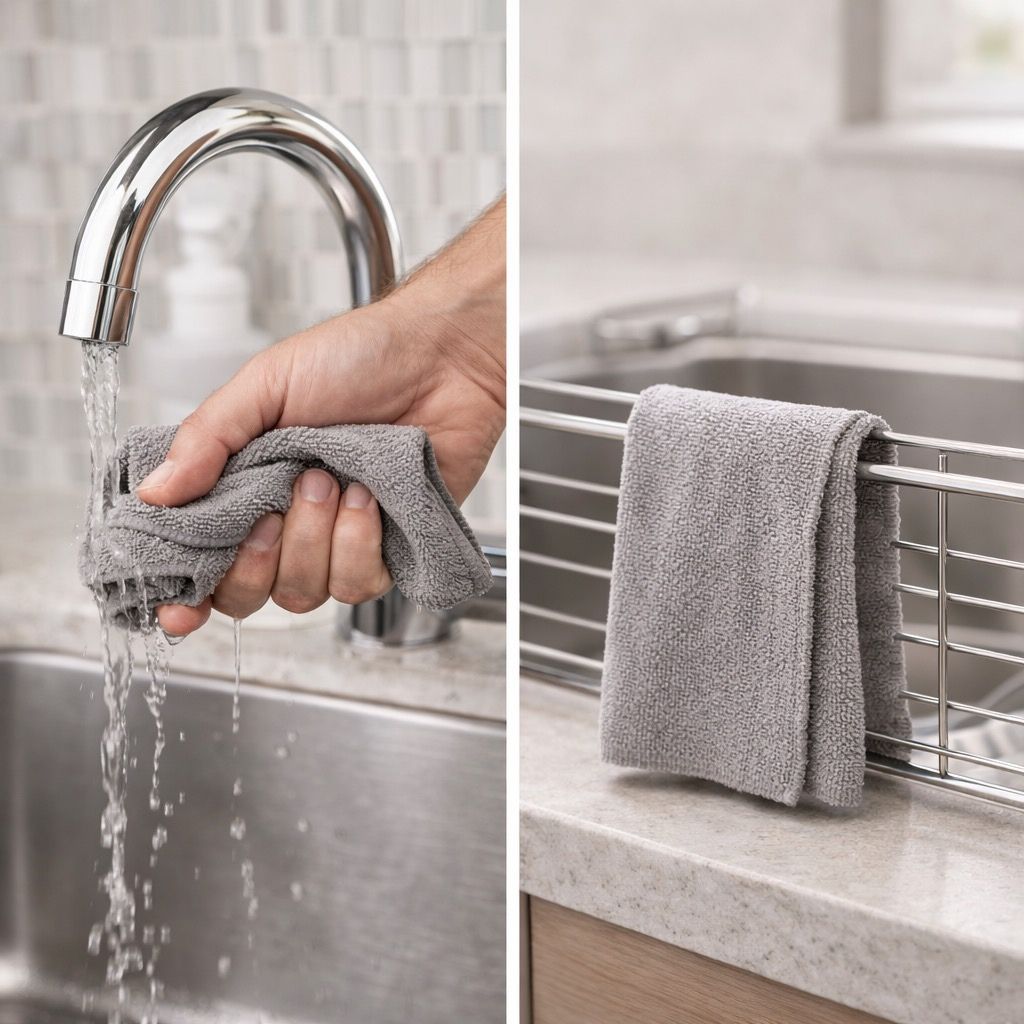 WipeRitual™ Reusable Microfiber Cleaning Cloth Roll