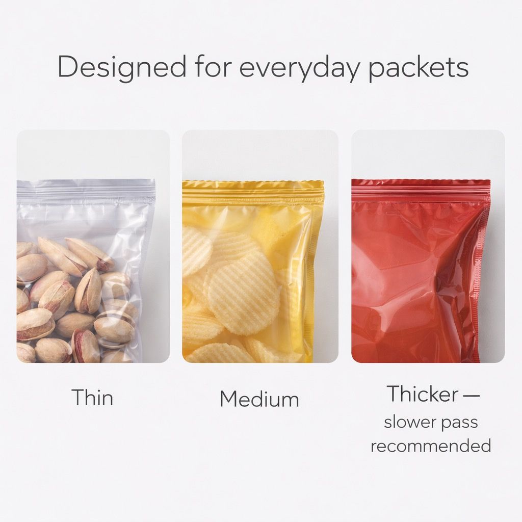 Reseal™ Magnetic Packet Resealer + Cutter