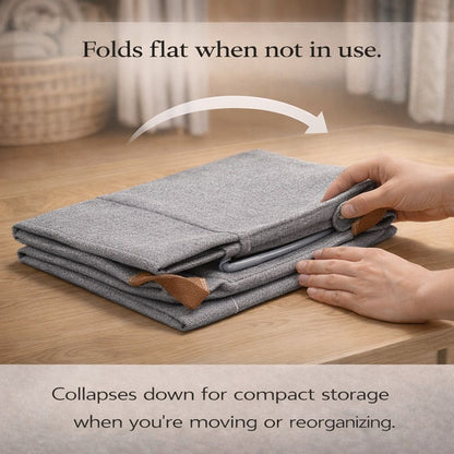 ShelfStay™ Metal-Frame Wardrobe Organizer Bin