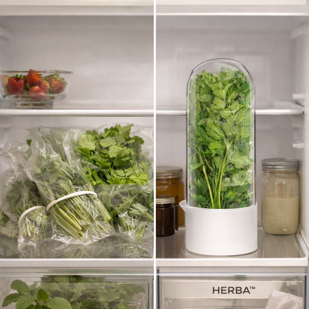 HERBA™ Fridge Herb Keeper Pod