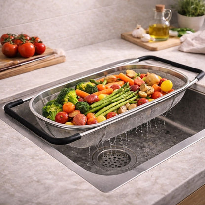 SinkBridge™ Expandable Over-Sink Colander
