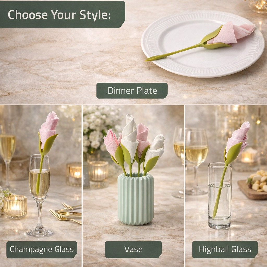 TULIX™ Floral Napkin Holder