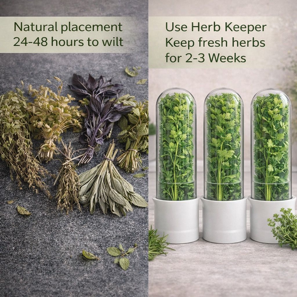 HERBA™ Fridge Herb Keeper Pod