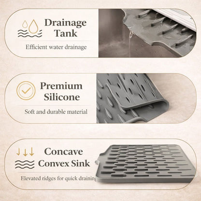 DRIPX™ Silicone Dish Drying Mat