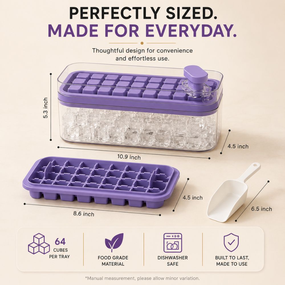 CUBIQ™ Silicone Ice Tray Box