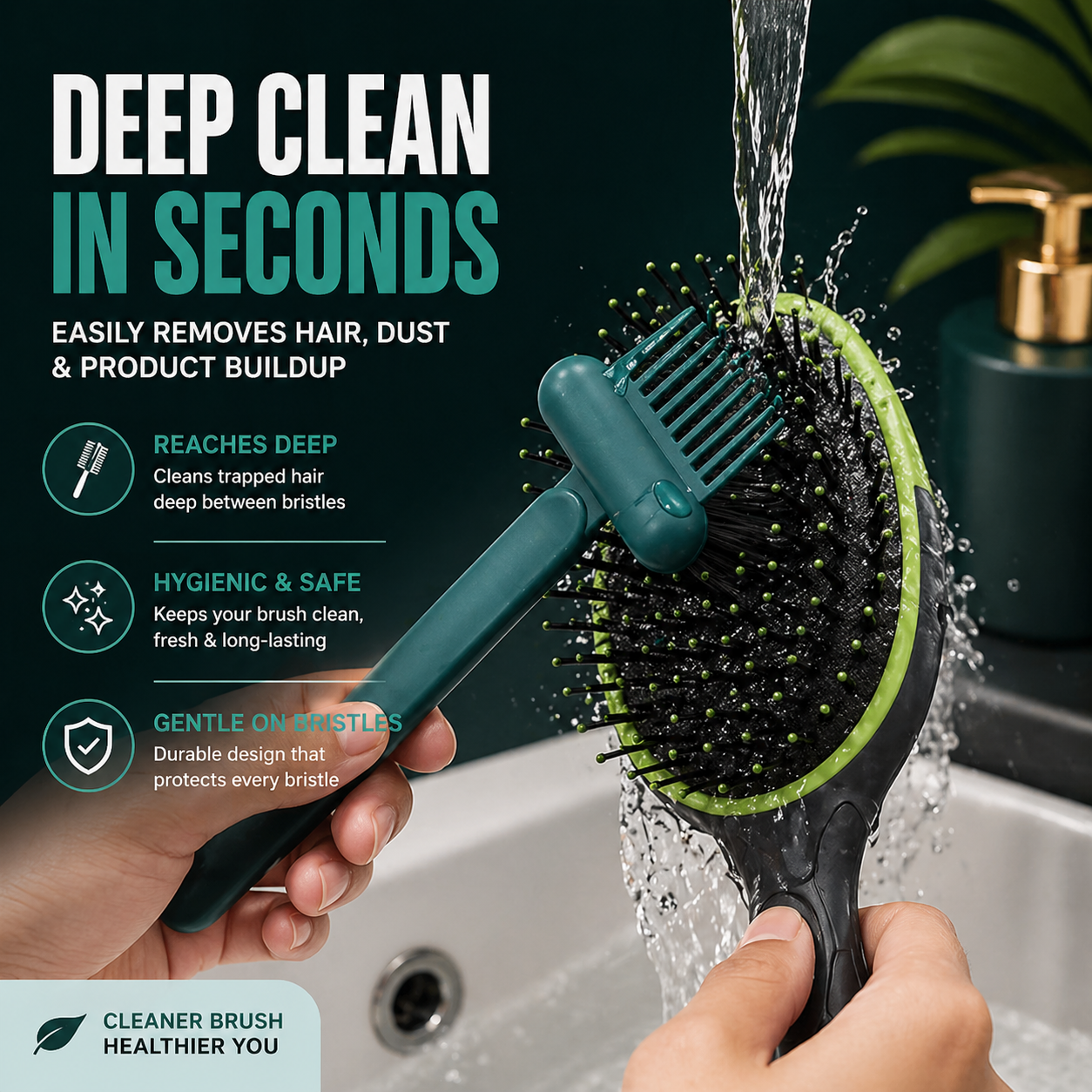SNAGR™ 2-in-1 Hair Brush Cleaner