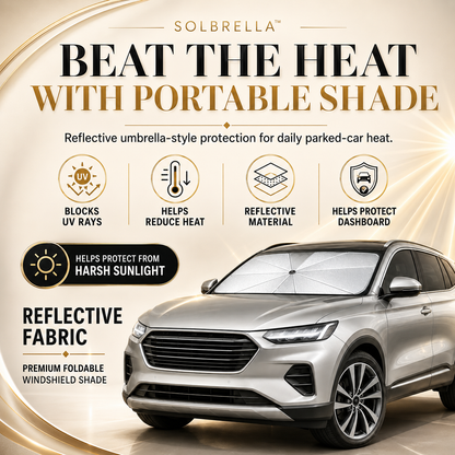 Solbrella™ Foldable Car Windshield Sunshade