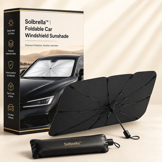 Solbrella™ Foldable Car Windshield Sunshade