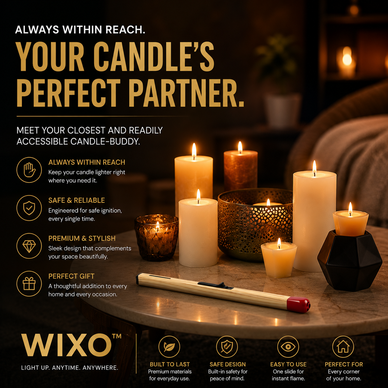 WIXO™ Refillable Matchstick Lighter