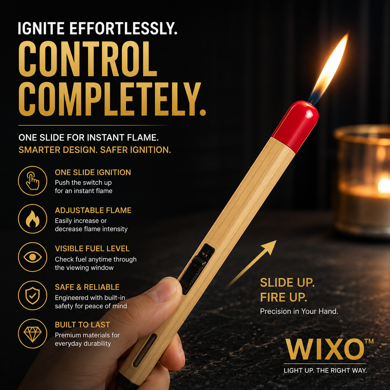 WIXO™ Refillable Matchstick Lighter
