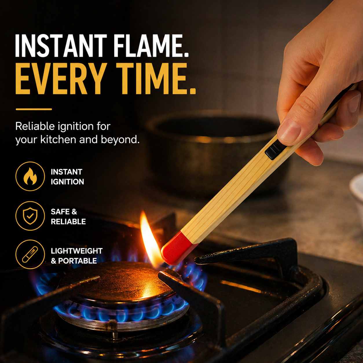 WIXO™ Refillable Matchstick Lighter