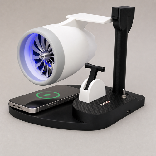 JetDock 3-in-1 Desktop Jet Fan