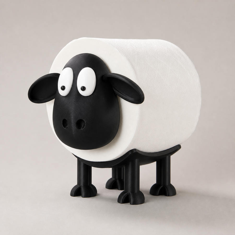 Wooly Sheep Toilet-Roll Holder