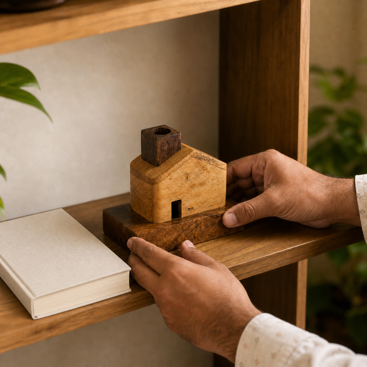 Kutir Wooden Incense House