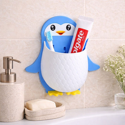 Pengu™ Wall-Mounted Toothbrush Holder