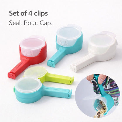 PourSeal™ Seal + Pour Packet Clips